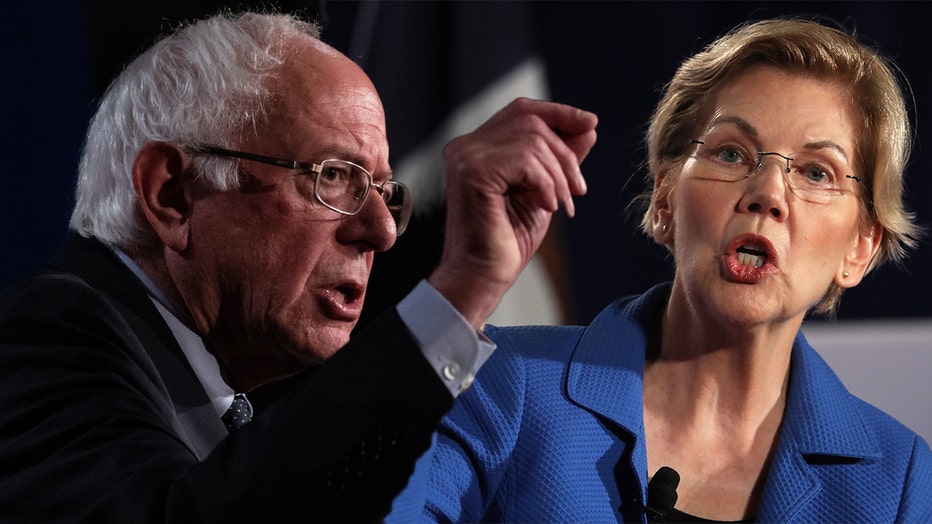 Bernie Sanders and Elizabeth Warren will square off at center stage during the first night of the second round of Democratic debates in Detroit.