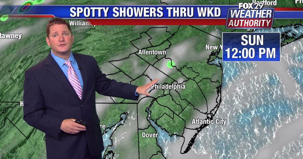 Weather Authority: Warm and muggy Saturday with scattered showers | FOX ...