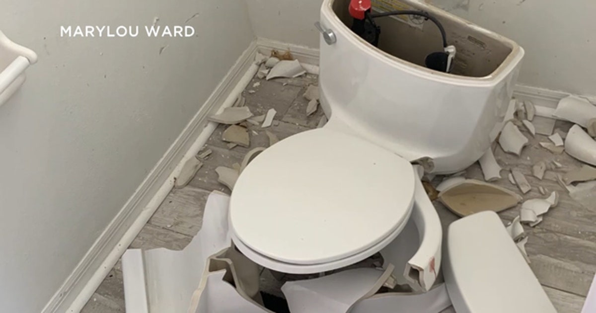 Exploding Commodes Lightning strike causes Florida home's toilet to explode | FOX 29 ...