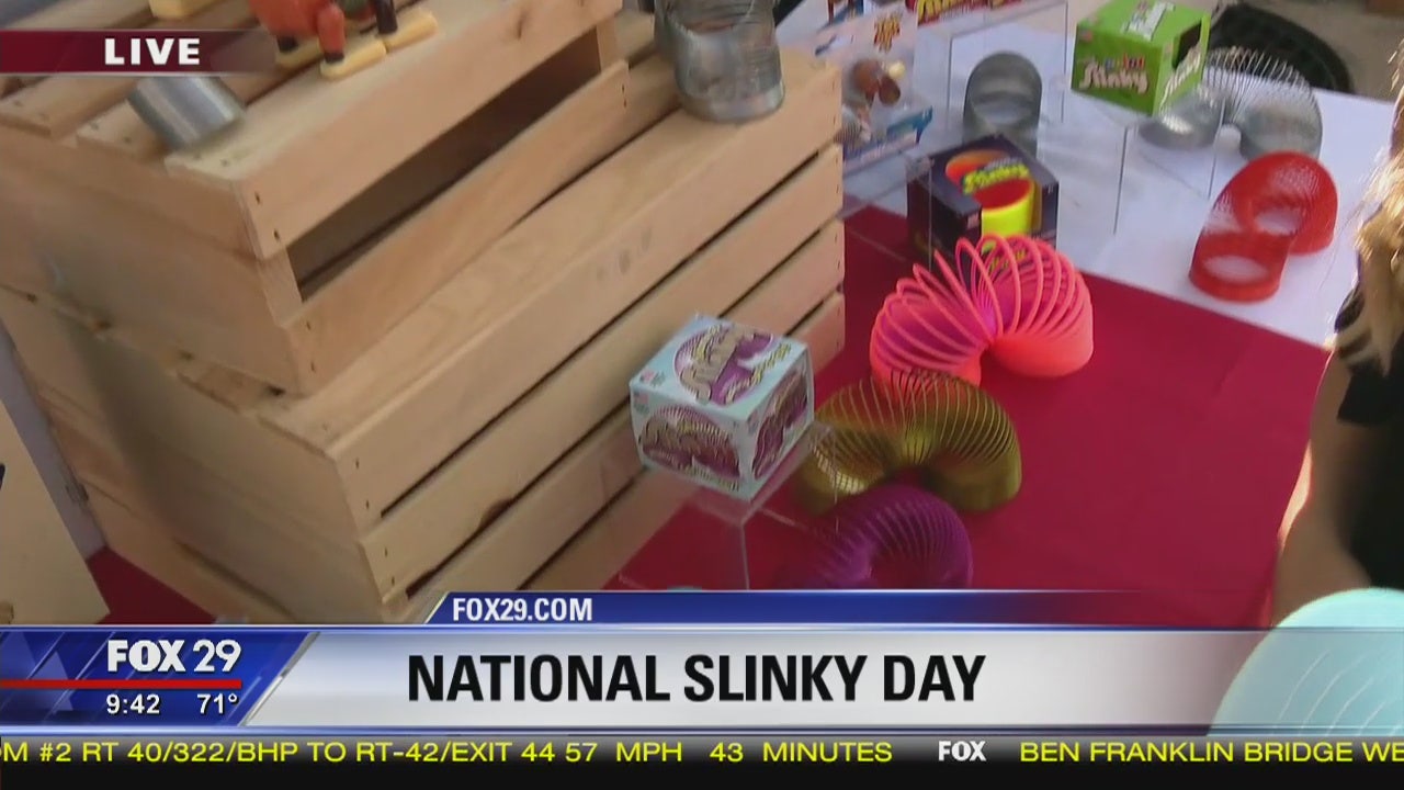 Good Day celebrates National Slinky Day in the birthplace of the