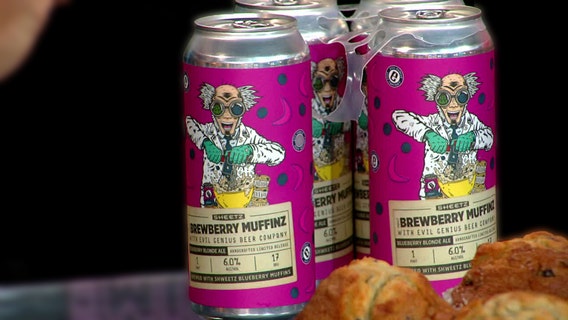 Evil Genius, Sheetz team up to create blueberry muffin beer