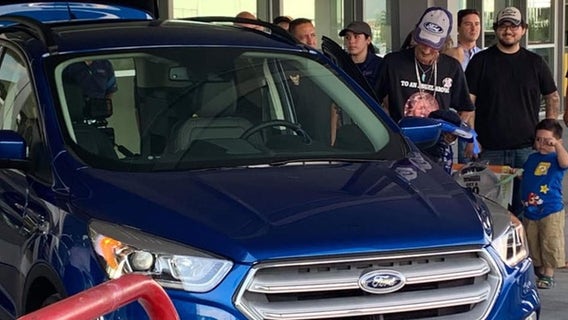 Husband of El Paso victim given new SUV when his is vandalized the day he buries wife