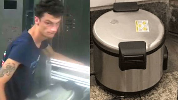 Man apprehended after 3 rice cookers found in Manhattan