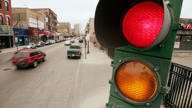 Deaths caused by running red lights at 10-year high