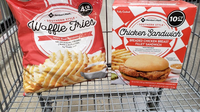 Sam’s Club unveils its version of Chick-fil-A’s iconic chicken sandwich and waffle fries