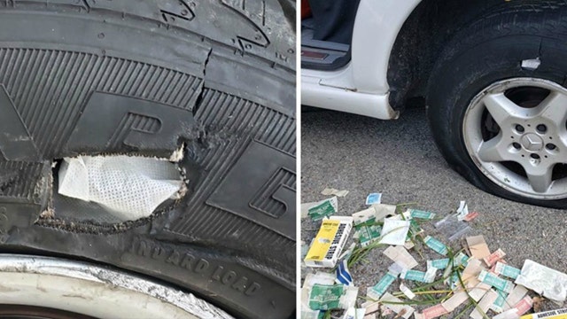 Man arrested while trying to repair flat tires using gauze, Band-Aids in Orange County