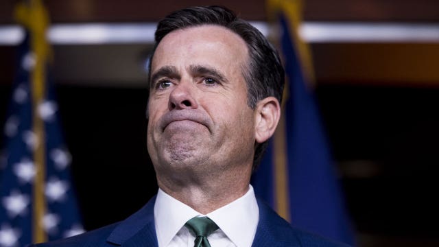 President Trump's pick for national intelligence director, John Ratcliffe, is withdrawing