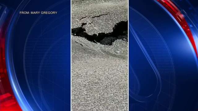 Neighbors plead for help with sinkhole on Kensington Street