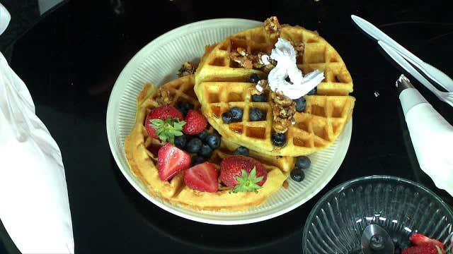 Celebrate National Waffle Day with this tasty waffle recipe