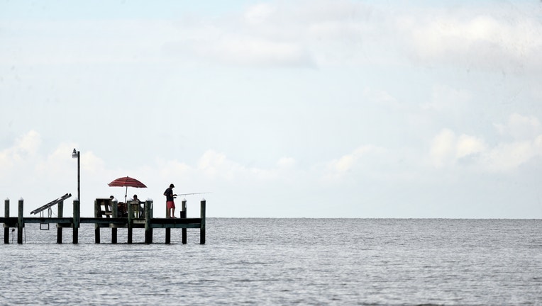 At the bayside, people enjoy outdoor activities at Deal Island, Maryland.