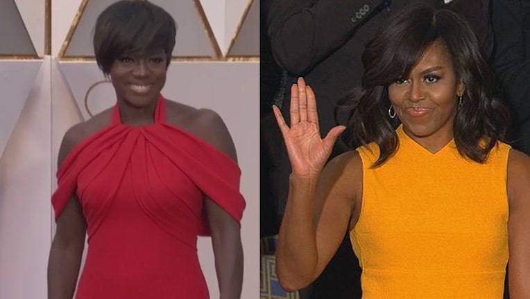 Viola Davis and Michelle Obama