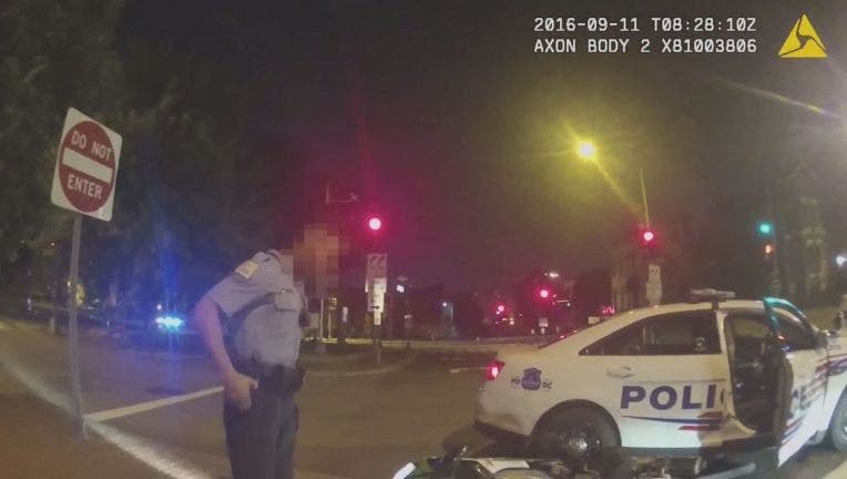 Body-cam footage released Tuesday shows the moments after 31-year-old Terrence Sterling was shot by a DC police officer on September 11, 2016.