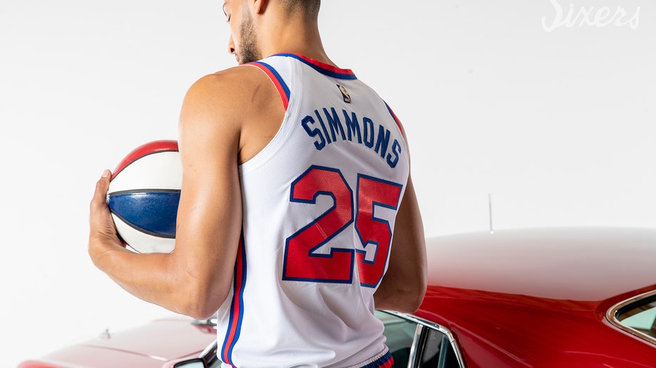 philadelphia 76ers throwback jersey