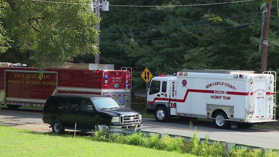 New Castle County twin engine plane crash.