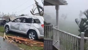 Video shows devastating winds thrashing Bahamas during Hurricane Dorian