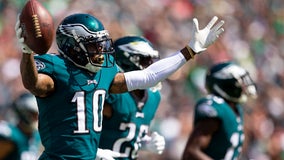 Jackson shines in Philly return, Eagles beat Washington 32-27