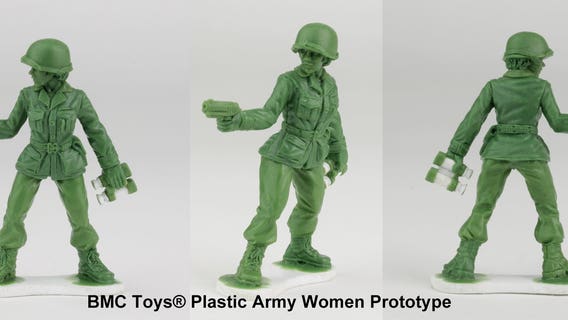 Toy company introduces new, plastic ‘Army Women’ to promote representation