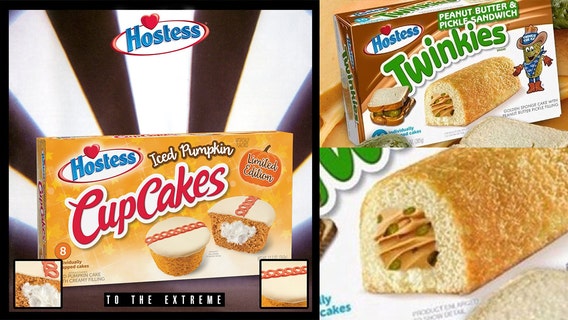 Hostess introduces limited-edition pumpkin-flavored cupcakes, Twinkies for fall; And new bold flavor