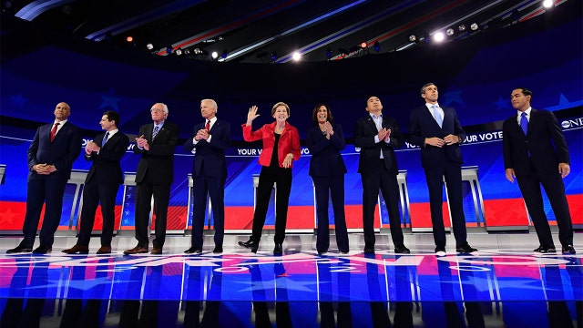 Fiery Democratic debate tackles health care, immigration, gun violence, as candidates attack Trump