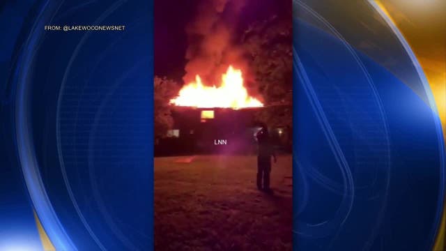 3 hurt, including toddler, after fire in Lakewood apartment complex