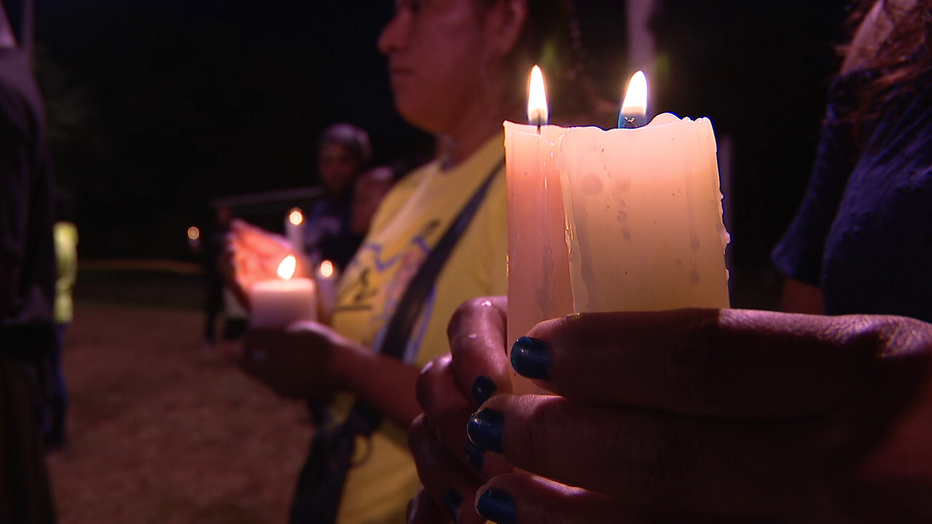 Vigil held for Dulce Maria Alavez