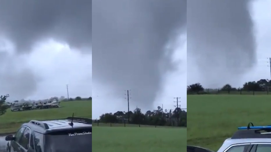 Video shows tornadoes hitting Carolinas as re-energized Hurricane ...
