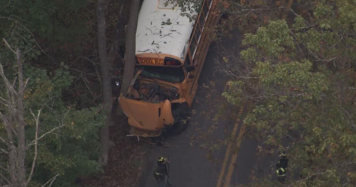 Crews on scene after school bus crashes into tree in Montgomery County ...