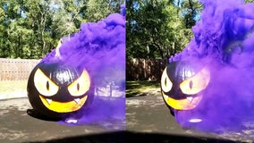 Florida couple makes epic Pokémon Jack-o’-lantern that look just like ‘Gastly’