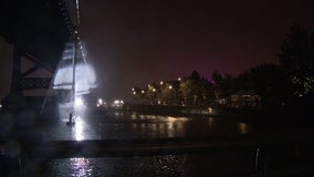 Holographic 'Ghost Ship' appears under Ben Franklin Bridge for Halloween season