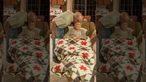 Emotional photo shoot captures some of elderly farmer's last moments with his wife of 65 years