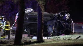 Police: Overturned vehicle in Atlantic County critically injures 2