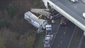 Tractor trailer crash in Delaware closes stretch of northbound Route 1