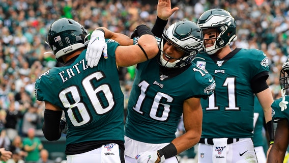 Defense dominates, Eagles rout winless Jets 31-6