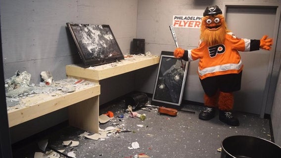 Wells Fargo Center unveils 'Disassembly Room' where fans can let out their rage