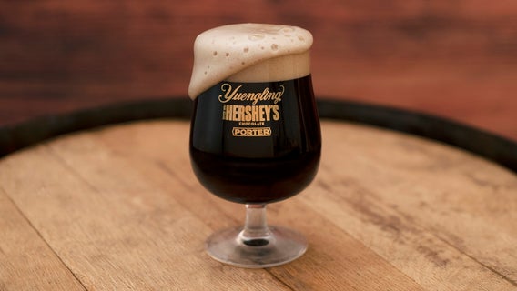 Yuengling, Hershey's join forces to create limited-edition chocolate porter beer