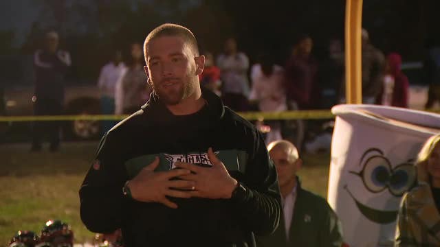 Zach Ertz teams up with Dunkin to donate $30,000 in sports equipment to Chester kids