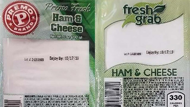 Recall: Ham and cheese wedge sandwiches recalled due to potential Listeria contamination