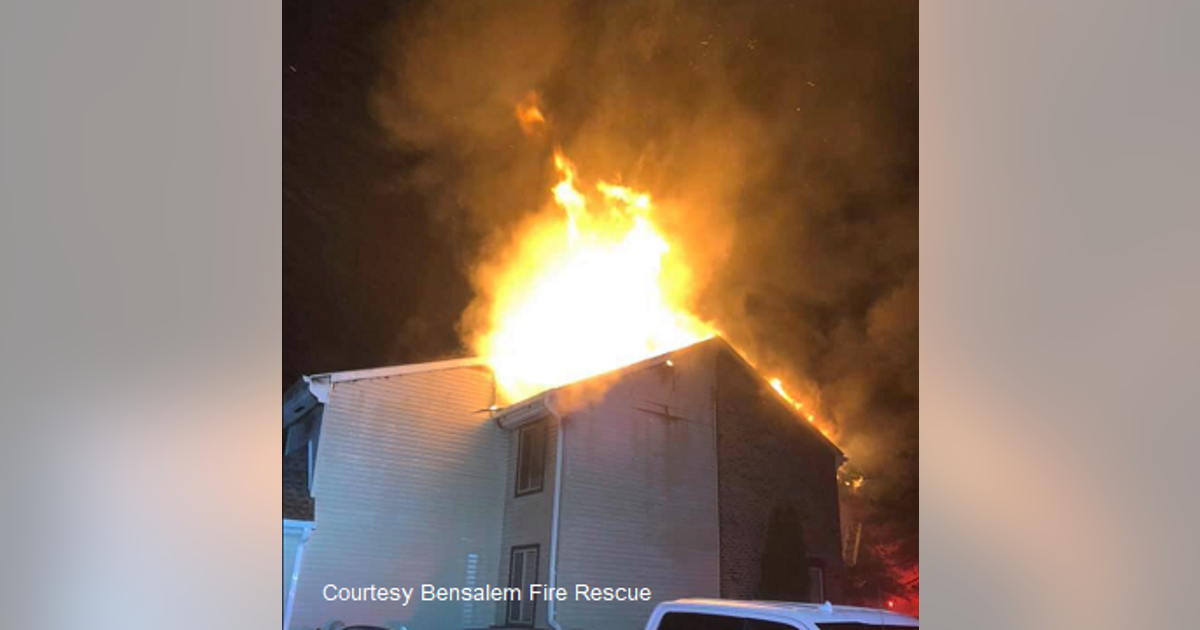 Residents displaced after intense fire at Bensalem apartment complex ...