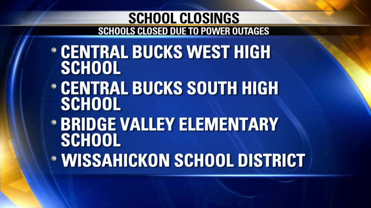 Power Outages Force Area School Closures Friday