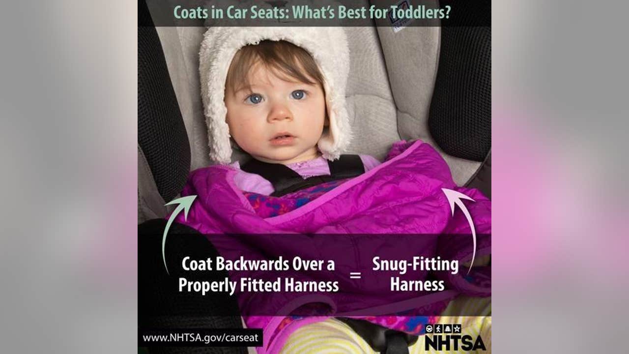 Police warn parents of dangers of winter coats and child car seats