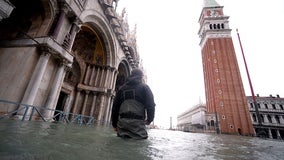 Venice hit by record third exceptional tide in a week; other parts of Italy struggle with weather woes