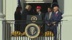 World Series champ Nationals take celebration to White House