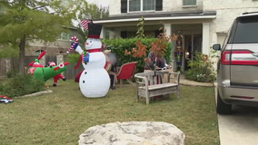 Texas family told to take down Christmas decorations 'until closer to the holiday season'