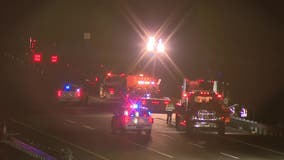 Police: 1 killed in crash involving bus on New Jersey Turnpike