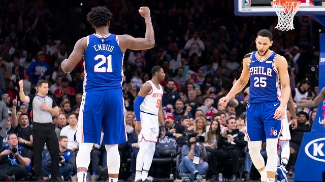 Simmons hits 1st career NBA 3-pointer in 76ers’ victory
