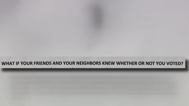 Letters circulating in Bucks County show voter data