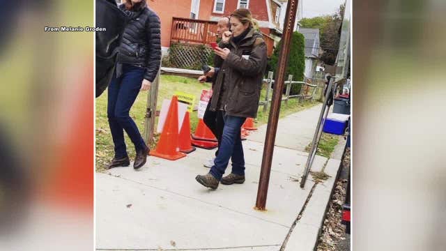 Kate Winslet and Evan Peters spotted in Delaware County