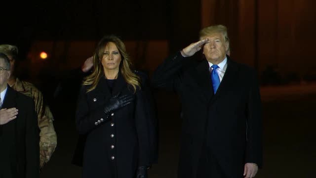Trump pays respects to Army officers killed in Afghanistan