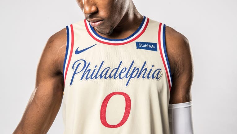 76ers jersey history