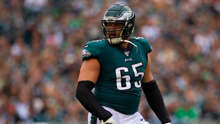 Lane Johnson of the Philadelphia Eagles